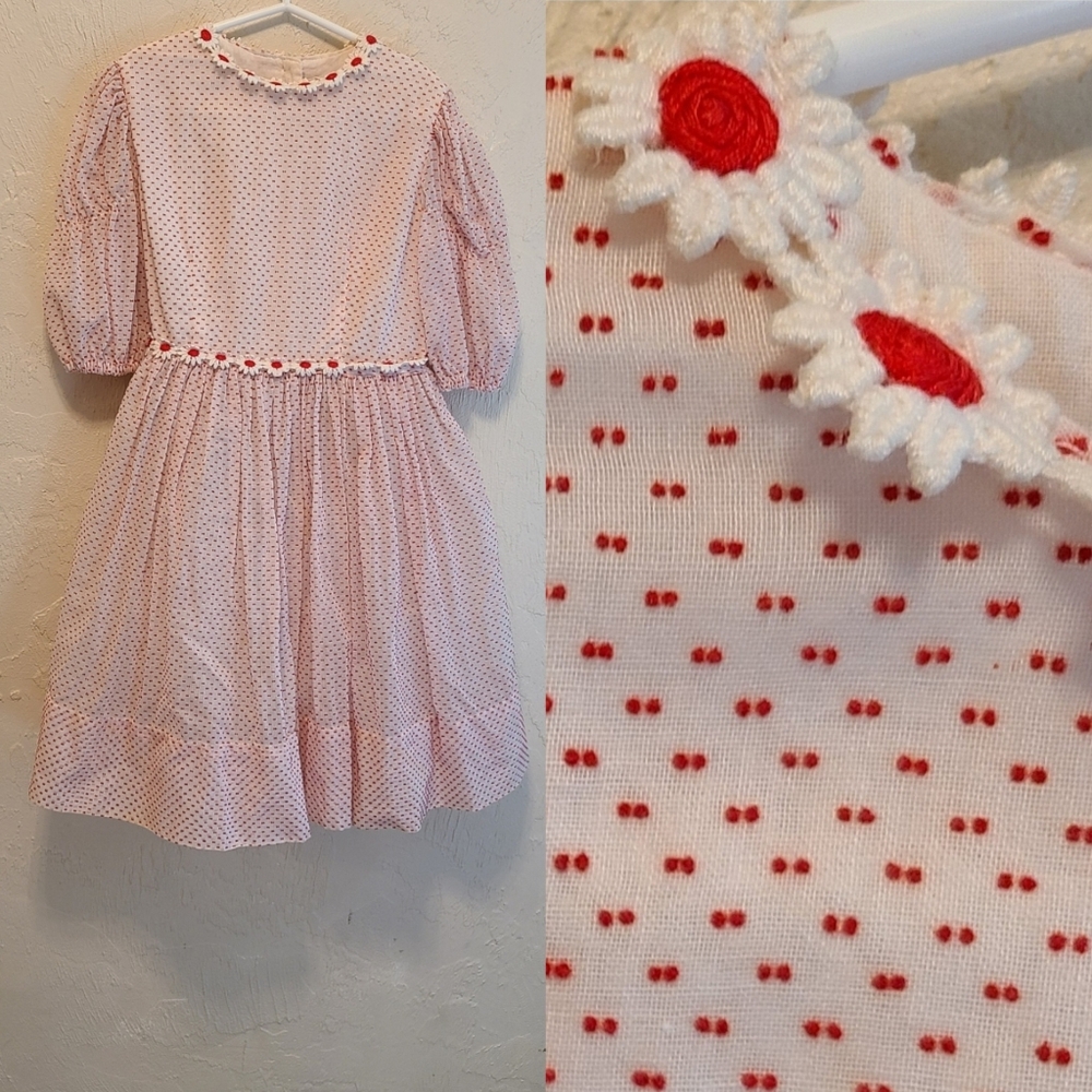 Vintage Swiss Dot Party Dress 5